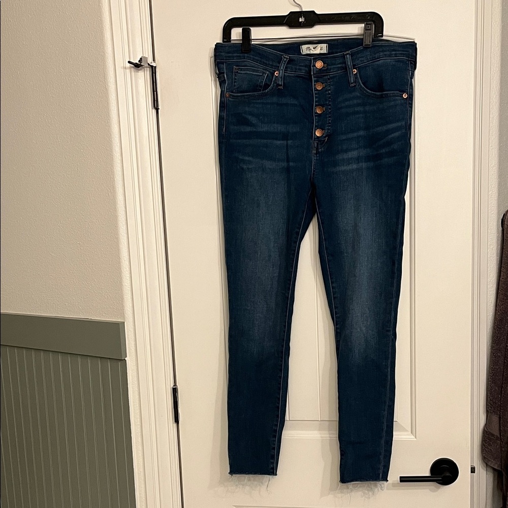 Madewell 9inch rise, button fly, size 31